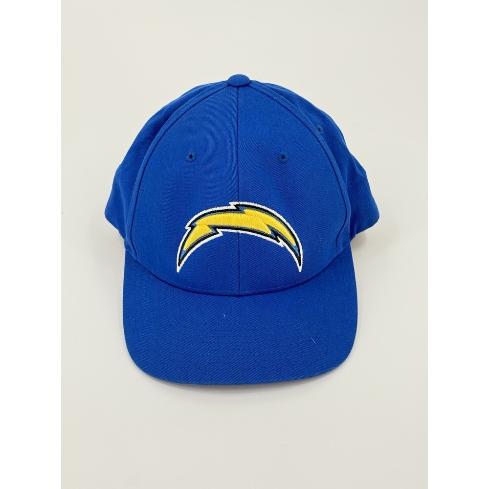 Pacific Headwear LA Chargers Adjustable Hat Pro Model Blue Football Bolts Cap